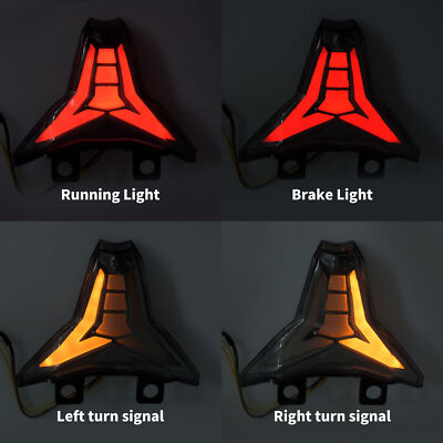 For 2019-2023 KAWASAKI Ninja ZX-10R ZX-6R Integrated LED Tail Light Turn Signal