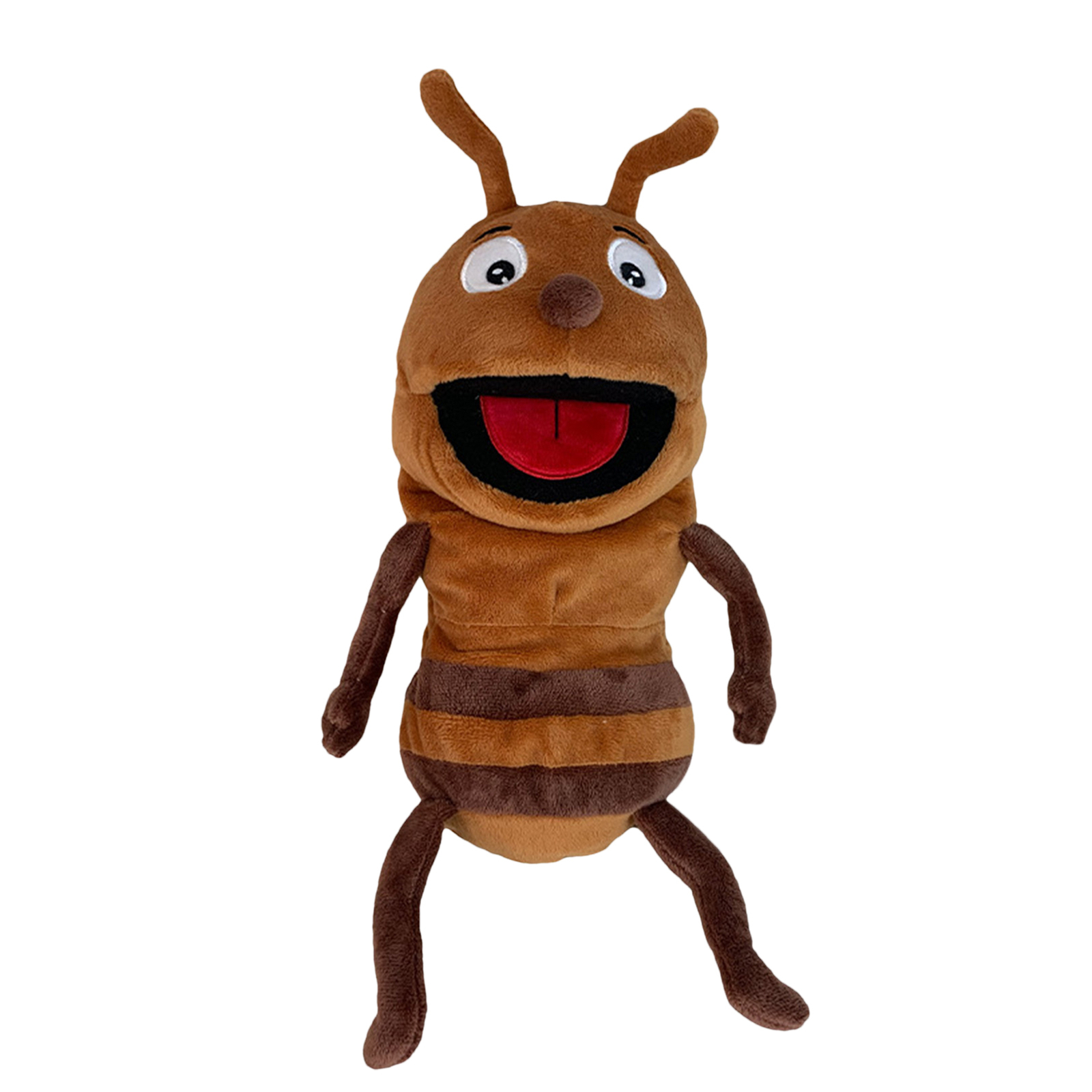 Kids Plush Insect Puppet Soft Plush Toy Hand Puppet with Working Mouth