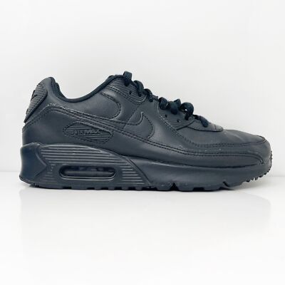 

Nike Boys Air Max 90 CD6864-001 Черная повседневная обувь Кроссовки Размер 7Y, Черный, Air Max 90