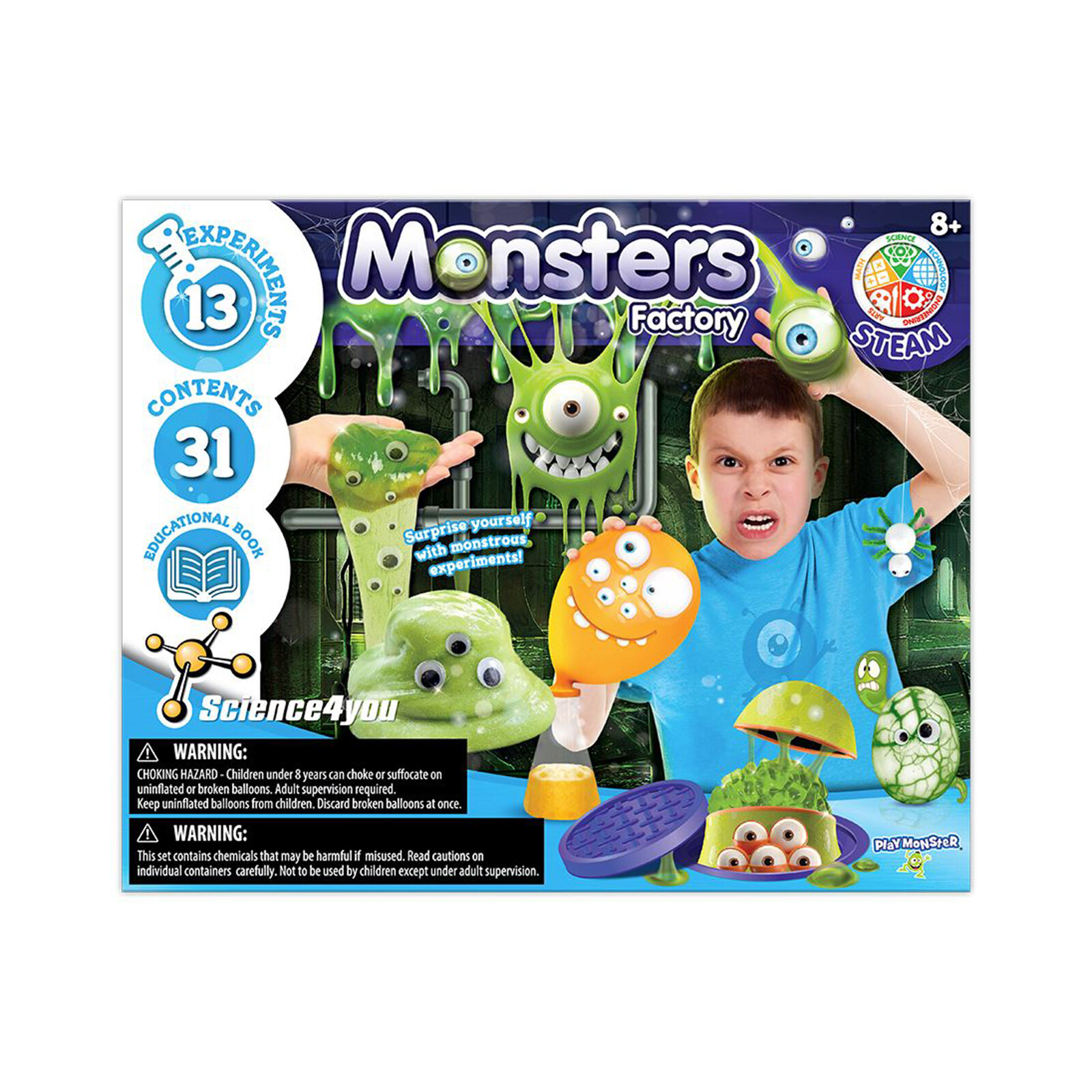 Playmonster Фабрика монстров Экспериментальный набор НОВЫЙ В НАЛИЧИИ  