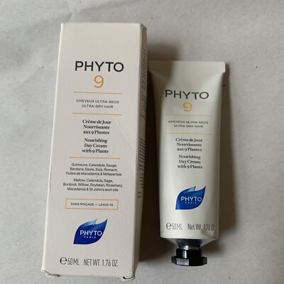 Phyto Phyto 9 Nourishing Day Cream with 9 Plants for ultra-dry hair 1.76 oz  nib