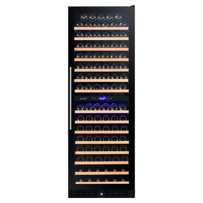 Smith & Hanks RW428DRG 166-Bottle Dual Zone Wine Cooler