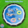 YVVZHOU PANN 300G/M² Thicker Round Pool Pads for Above Ground Pool, Under Pool Pad Round, Above Ground Pool Liners Round with Metal Grommets, Under Pool Mats to Prevent Punctures Pool Tarp