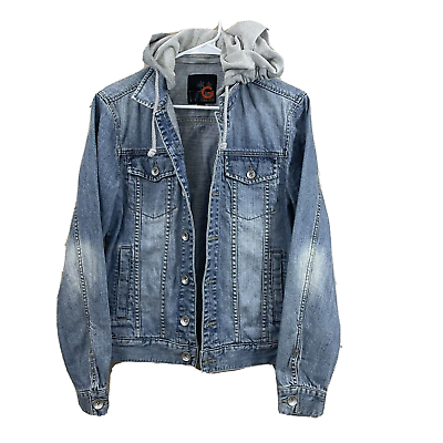 Guess denim sale bomber jacket