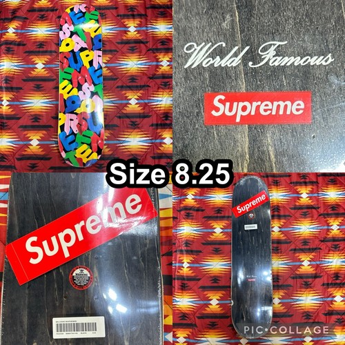 New Supreme Multicolor Balloons Skateboard Deck Black FS20