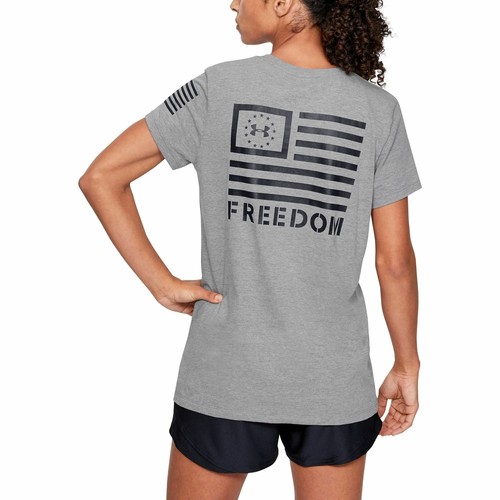 

[1352160-035] Женская футболка Under Armour Freedom Banner, Серый