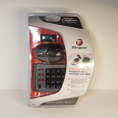Targus Wireless Media Keypad & Mouse Combo - PAKP003U NEW Sealed