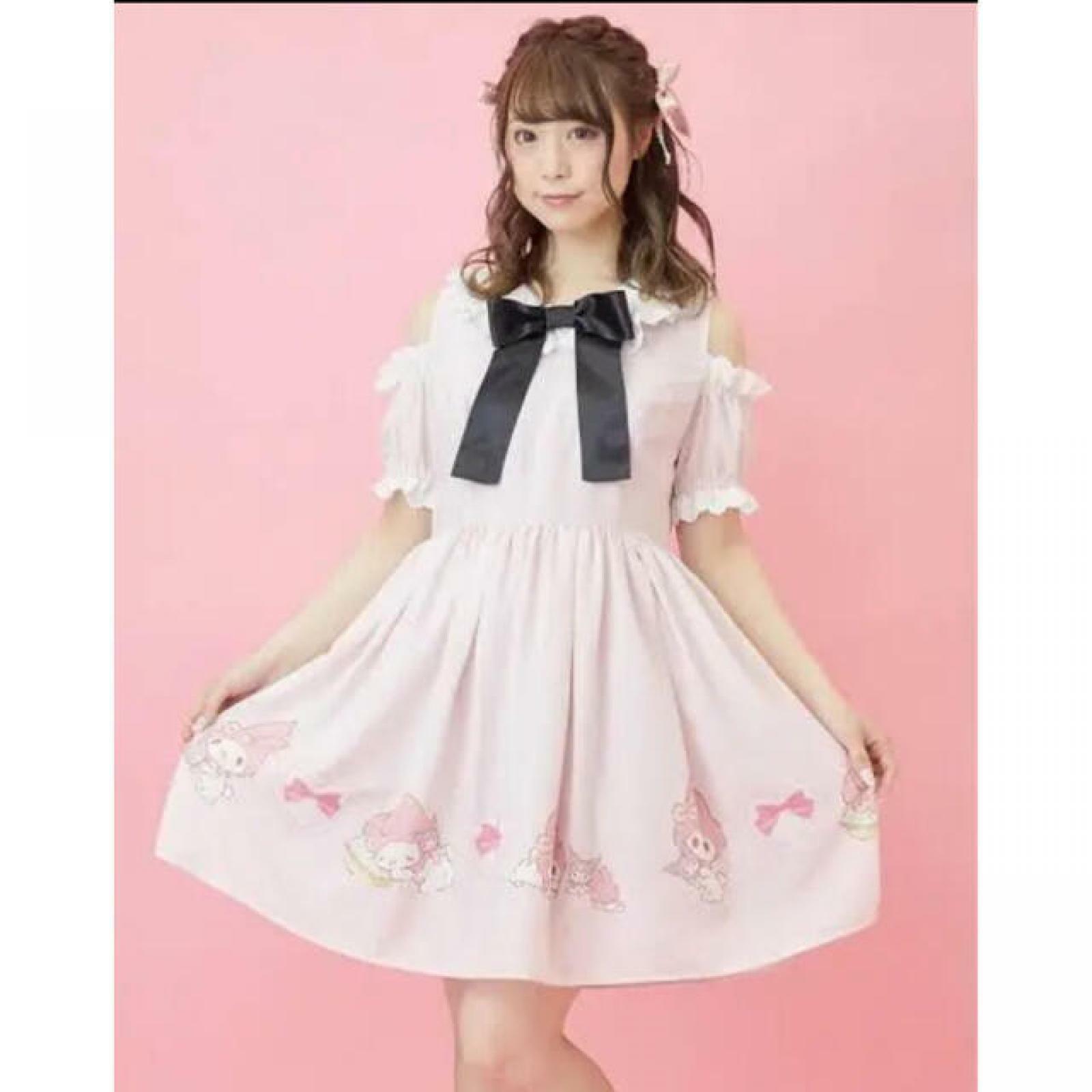 Ank Rouge My Melody Collaboration One Piece Dress M size | eBay Ank Rouge My Melody Collaboration One Piece Dress M size | eBay