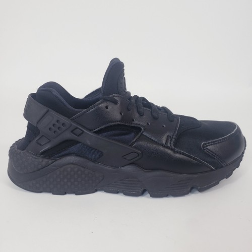 Nike Air Huarache Run Women's Size 7.5 Triple Black Running