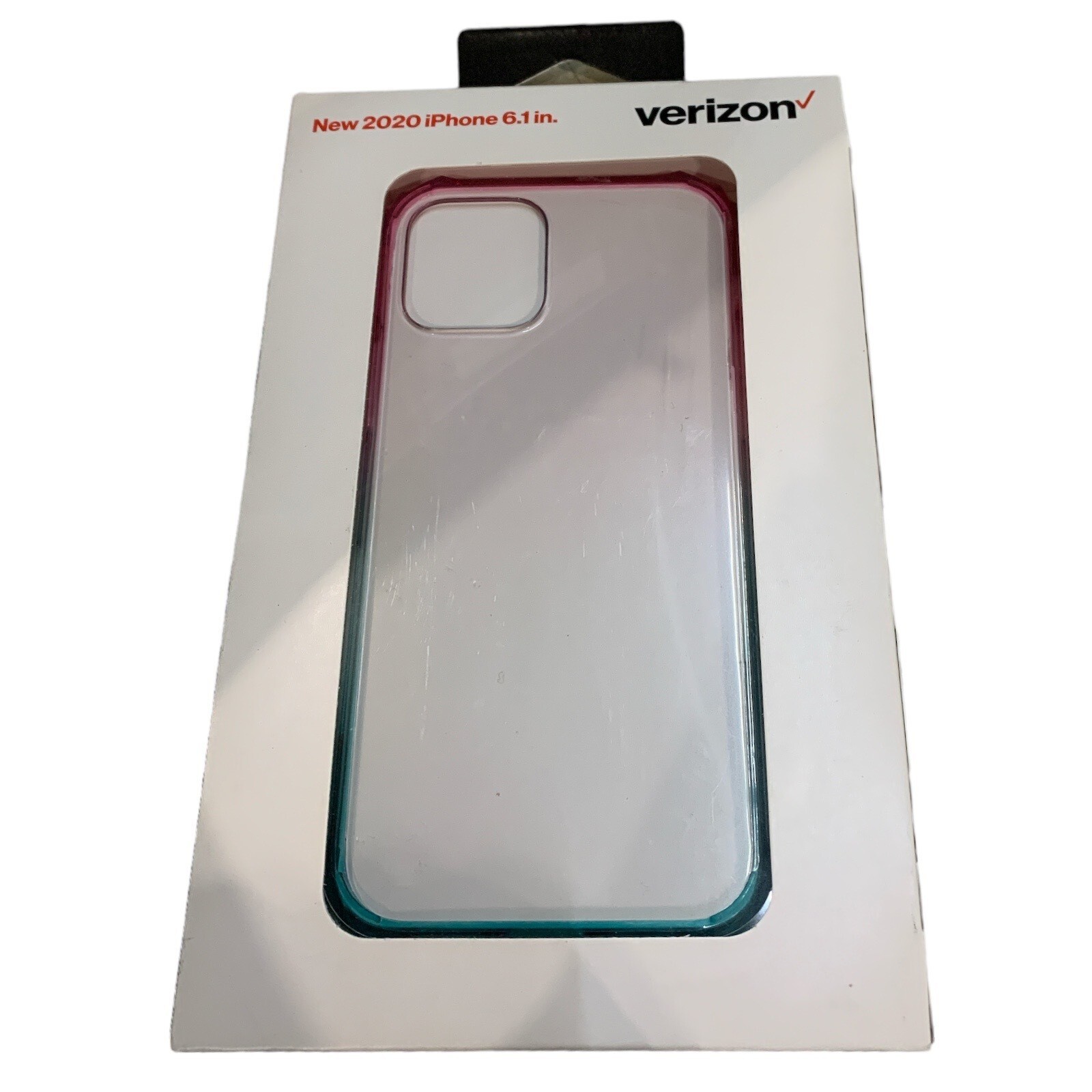 Verizon Clarity Gradient Pink/Blue Case for iPhone 12/ iPhone 12 Pro 6.1