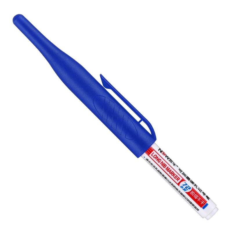 2pcs Deep Hole Marker Pens 32mm Carpenter Marker Machinist Tools Metal Markers