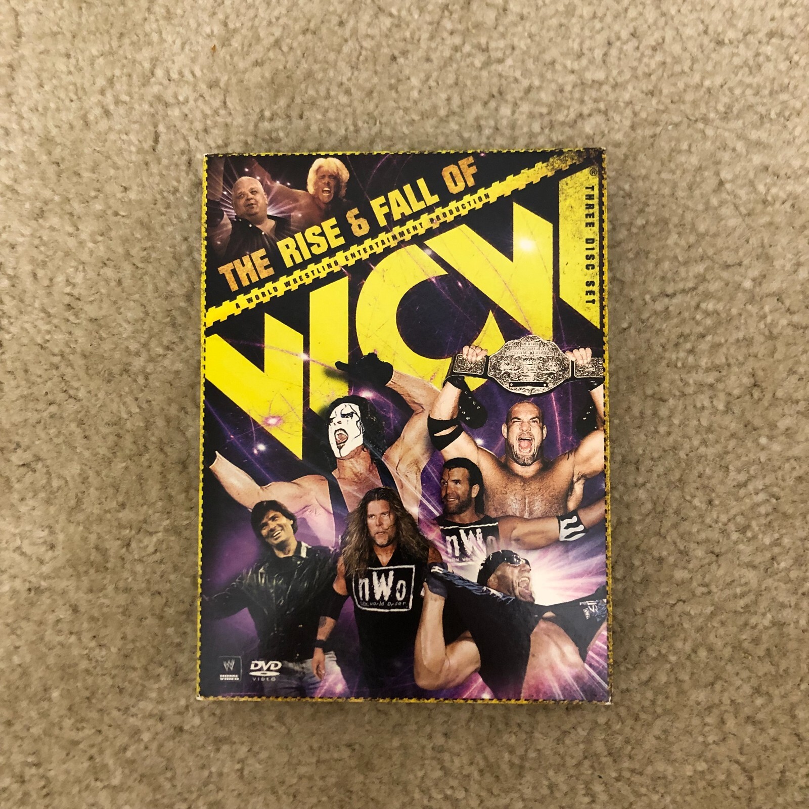 WWE WCW DVDまとめ売り The Rise and Fall of WCW DVD set (3 discs, WWE, nWo, Ric