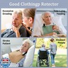 Adult Bibs-3 Pcs Washable Clothing Protector with Upgraded Crumb Catcher, Reusable Waterproof Large Feeding Adult Bibs for Men Women