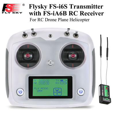 Flysky FS-i6s 2.4G 10CH AFHDS 2A Touchscreen Transmitter & FS-iA6B Receiver O6L7