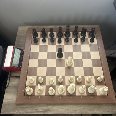 DGT Smart Chess Board w/ Coordinates NEW & DGT 3000 Chess Clock And Cables