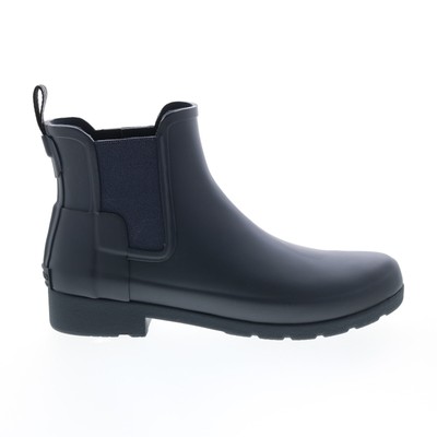 

Женские синие резиновые сапоги Hunter Refined Rain Boot WFS1017RMA-NVY, Синий, Hunter Refined Chelsea Boot