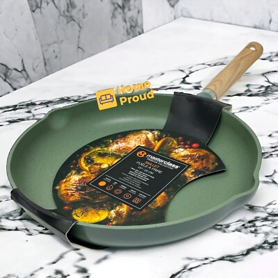 Masterclass Frying Pan Skillet Nonstick 11 Inch Premium Kitchen Cookware Green