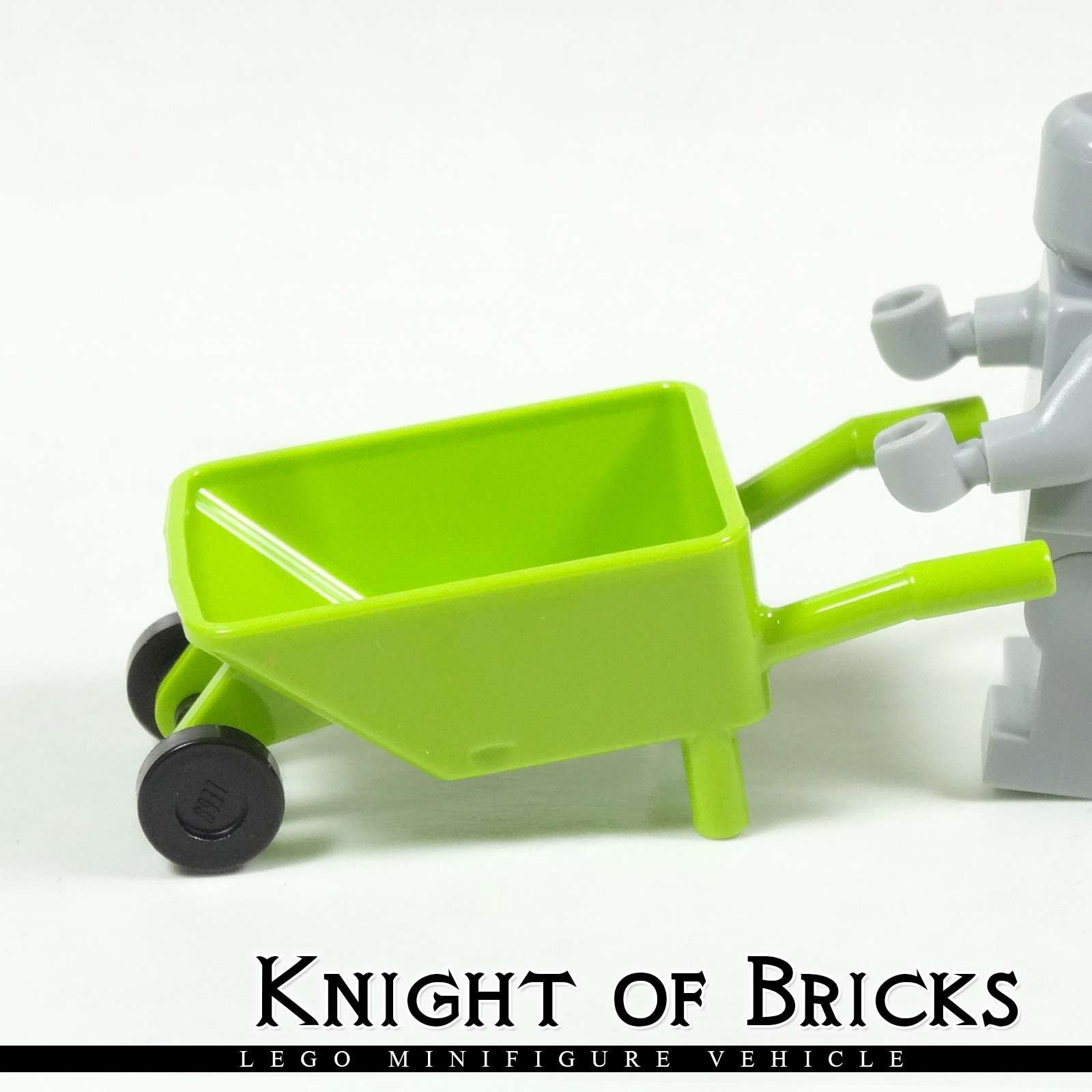 LEGO Minifigure LIME Utensil Wheelbarrow Construction Worker Tool eBay