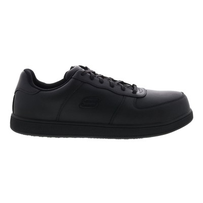 

Skechers Vibsie-Kennit 200165 Мужские черные кожаные спортивные туфли на шнуровке, Черный, Skechers Vibsie-Kennit