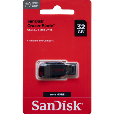 SanDisk Cruzer Blade USB Stick 32GB 64GB 128GB Speicher Stick Flashspeicher