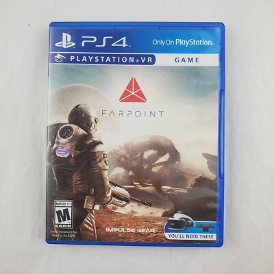 PS4 Playstation VR Virtual Reality Video Game FARPOINT Impulse Gear 
