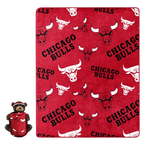 Плюшевый чехол для медведей Northwest NBA Chicago Bulls с шелковым пледом Touch Touch