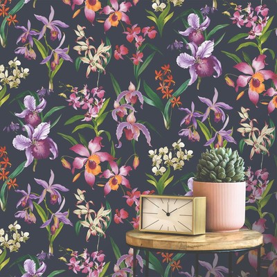 Rasch Maya Floral Wallpaper Exotic Flowers Orchids Tropical - Choose Colour