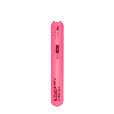 Staleks beveled plastic nail file, straight (base) Small - SPBE-20s