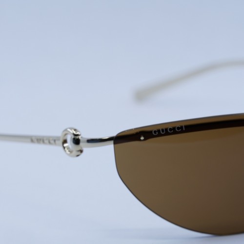 Pre-owned Gucci Gg1700s 004 Endura Gold/brown 99-1-125 Sunglasses Authentic