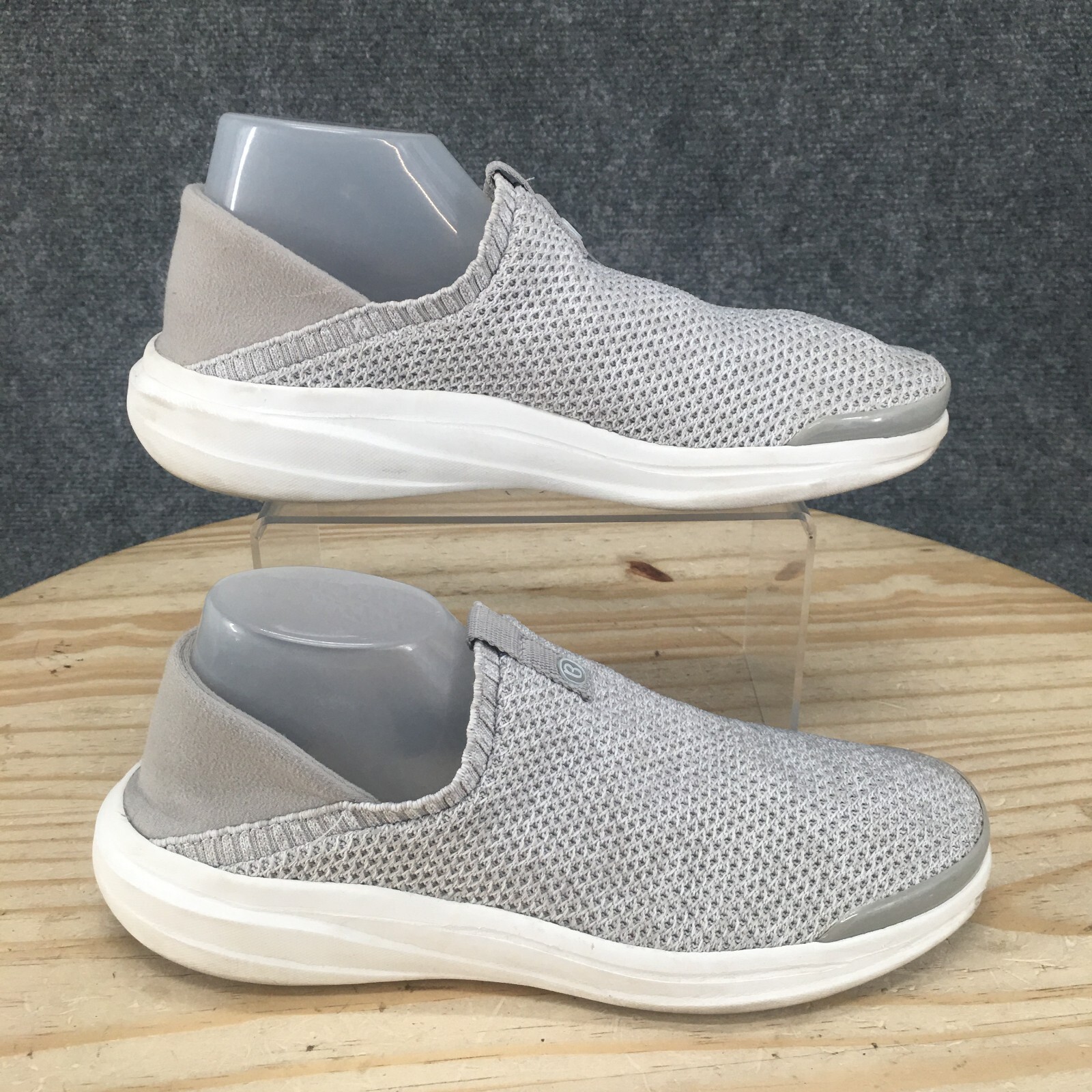 Bzees Shoes Womens 9 M Clever Slip On Sneakers Gray Comfort