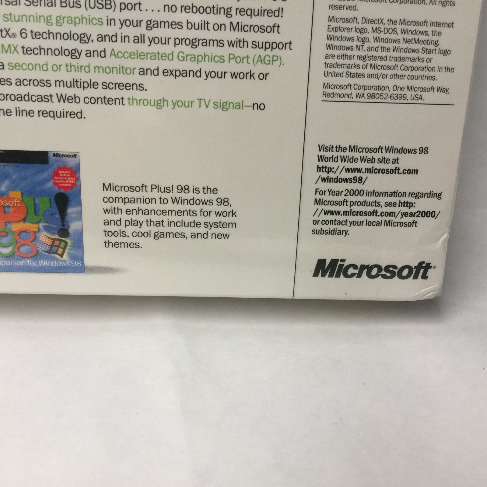 Microsoft Windows 98 Upgrade Second Edition Windows 3.1x and 95