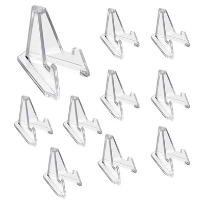 10Pcs Acrylic Card Stands for Sports Cards Mini Easel Holder Baseball Sports ...