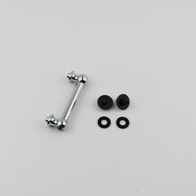 10 PCS 2 3/16'' Tom Tube Lugs Double End CHROME with Gaskets & Screws(M4*11mm) 