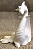 Ceramic Bisque Dragon from Kimple Mold 3018 U-Paint Ready To Paint