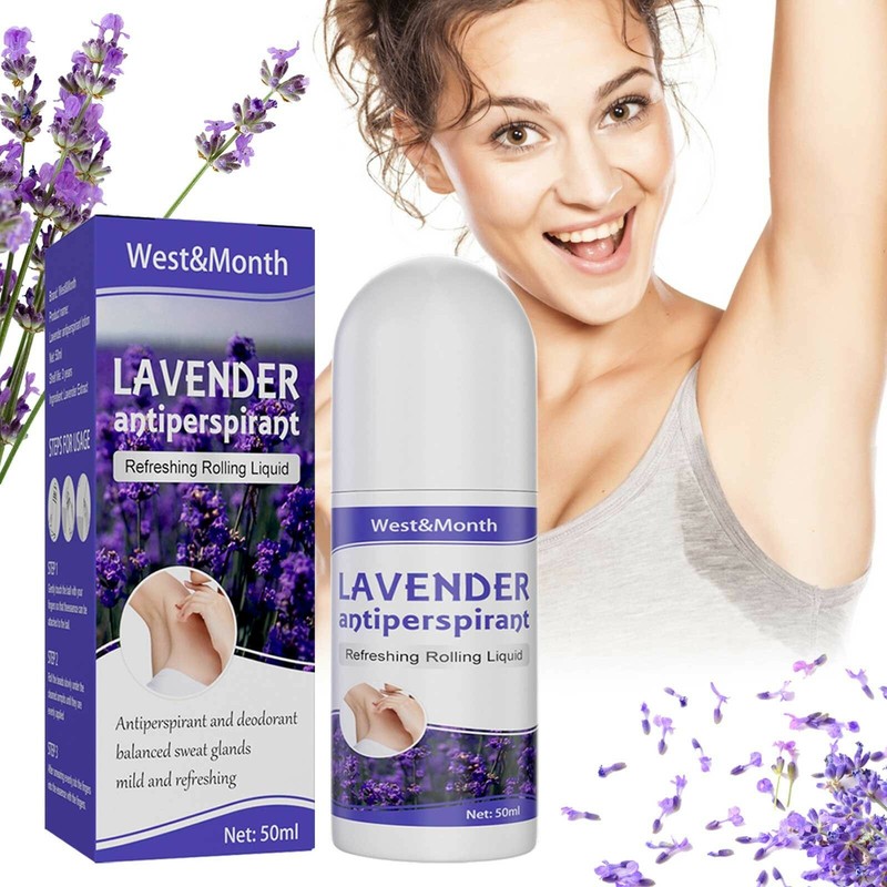 Lavender Antiperspirant Roll-On Summer Refreshing Non Sticky Deodorants Roll-On