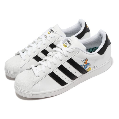 

Adidas Originals Superstar x Disney Белый Черный Мужская повседневная обувь унисекс GW9537, Superstar Hk