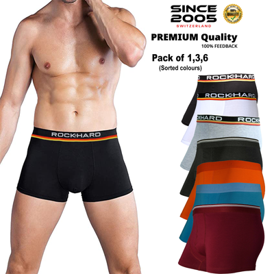 Underwear mens boxers shorts cotton underpants trunks pack 1 3 6 boxer  briefs UK