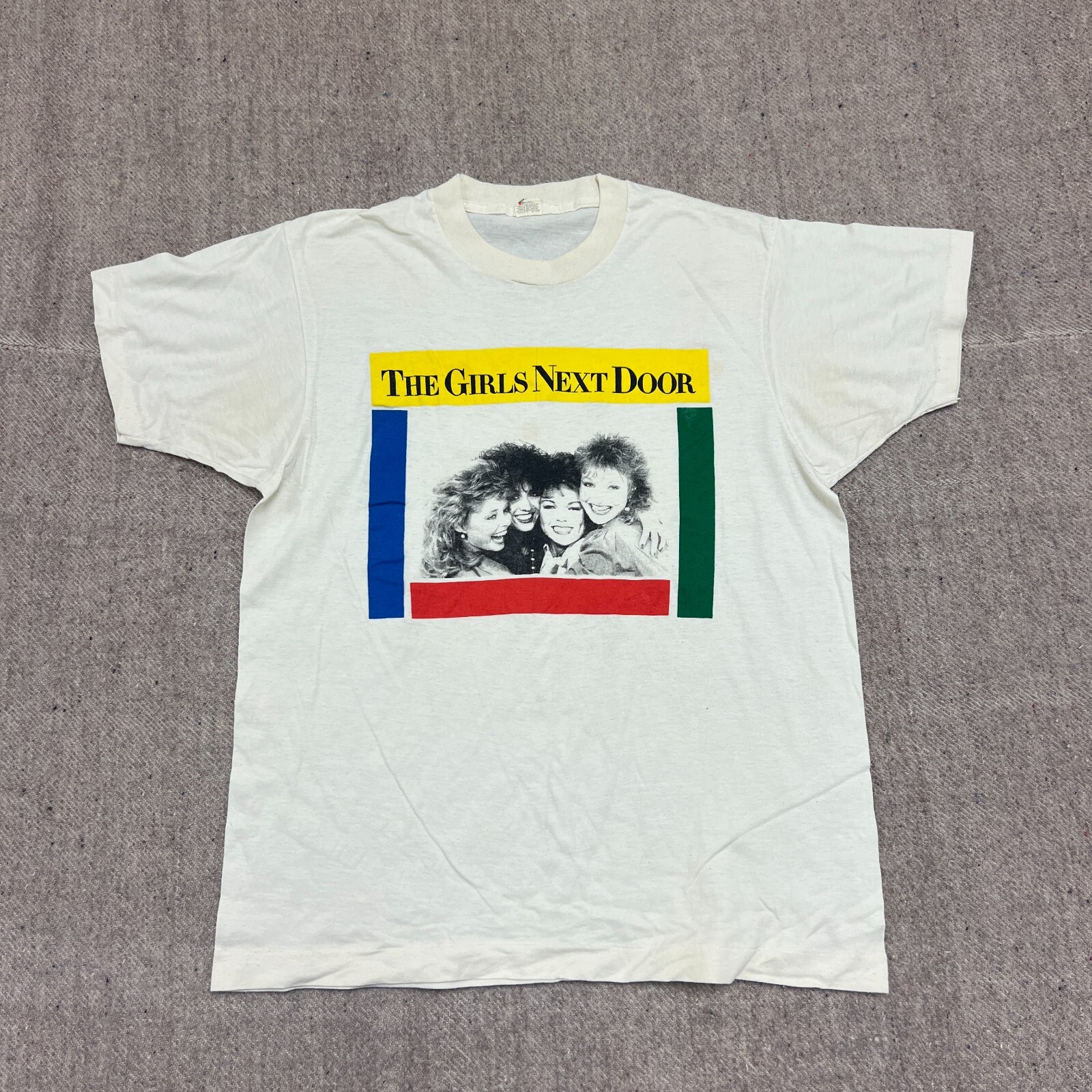 Vintage The Girls Next Door Shirt Mens Medium White 1980s | eBay
