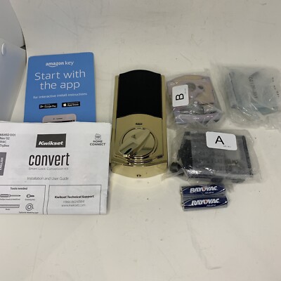 Kwikset 99140-110 Convert Smart Lock Conversion Kit - (Amazon Key Edition) READ