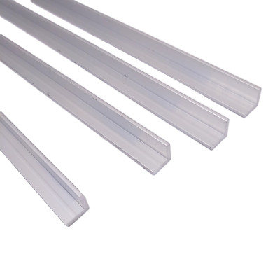 US Stock 4pcs 10mm x 10mm x 250mm(9.84'') Long 2mm Thick 6063 T5 Aluminum Angle