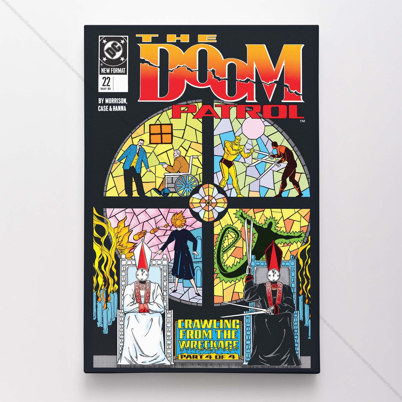 Doom Patrol Poster Canvas Vol 2 #22 Comic Book Cover Art Print