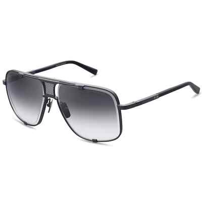 Pre-owned Dita Mach Five Drx 2087-h Black Iron Grey Gradient Lens Men Sunglasses Authentic In Gray