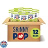 SkinnyPop Popcorn, Original, Whole Grain, Dairy-Free Snack, 1oz Bags (12ct)