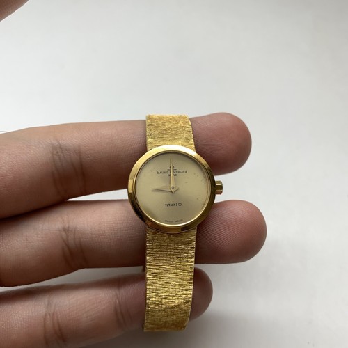 TIFFANY & Co BAUME & MERCIER GENEVE 14k YELLOW GOLD LADIES