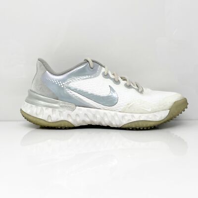 

Белые бутсы для софтбола Nike Womens Alpha Huarache Elite 3 CZ0103-108, размер 5,5, Белый, Alpha Huarache Elite 3 Turf