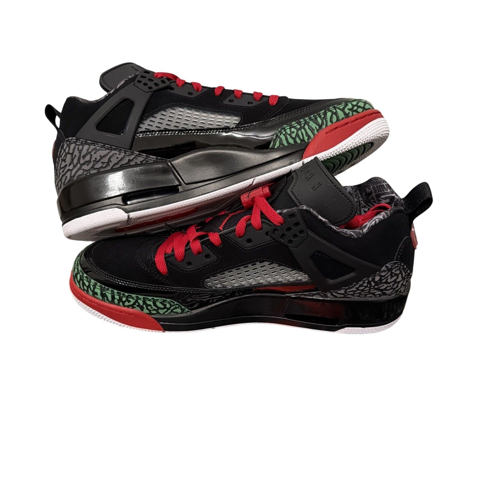 Jordan Spizike Low Black Varsity Red Size 11M/12.5W NIB FQ1759 060 Jordans
