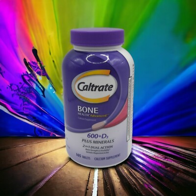 Caltrate 600+ D3 Plus Minerals Calcium & Vitamin D Supplement Tabs EXP 12/2024