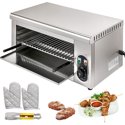 Salamandra Eléctrica Elevable 2000W Cocina Industrial Pollo de Barbacoa 50-300 ℃