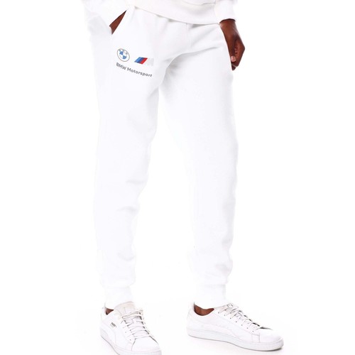 

[532251-02] Мужские флисовые спортивные штаны Puma BMW Motorsport Essentials, Белый