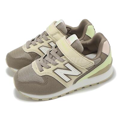 New Balance 996 Wide NB Brown Yellow Kids Youth Preschool Casual Shoe YV996PA3-W